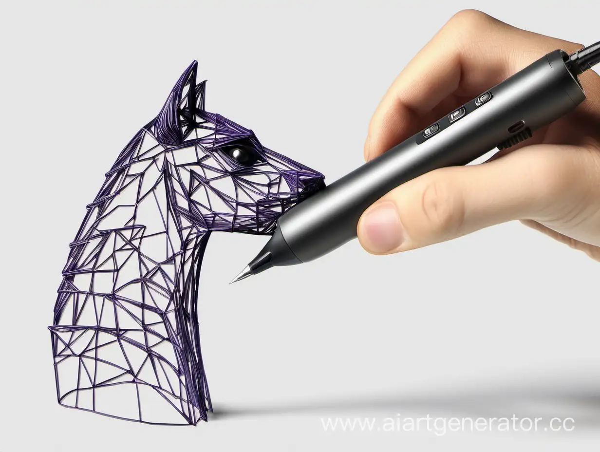 Creative-Sculptures-with-3D-Pen-Unleashing-Artistic-Potential