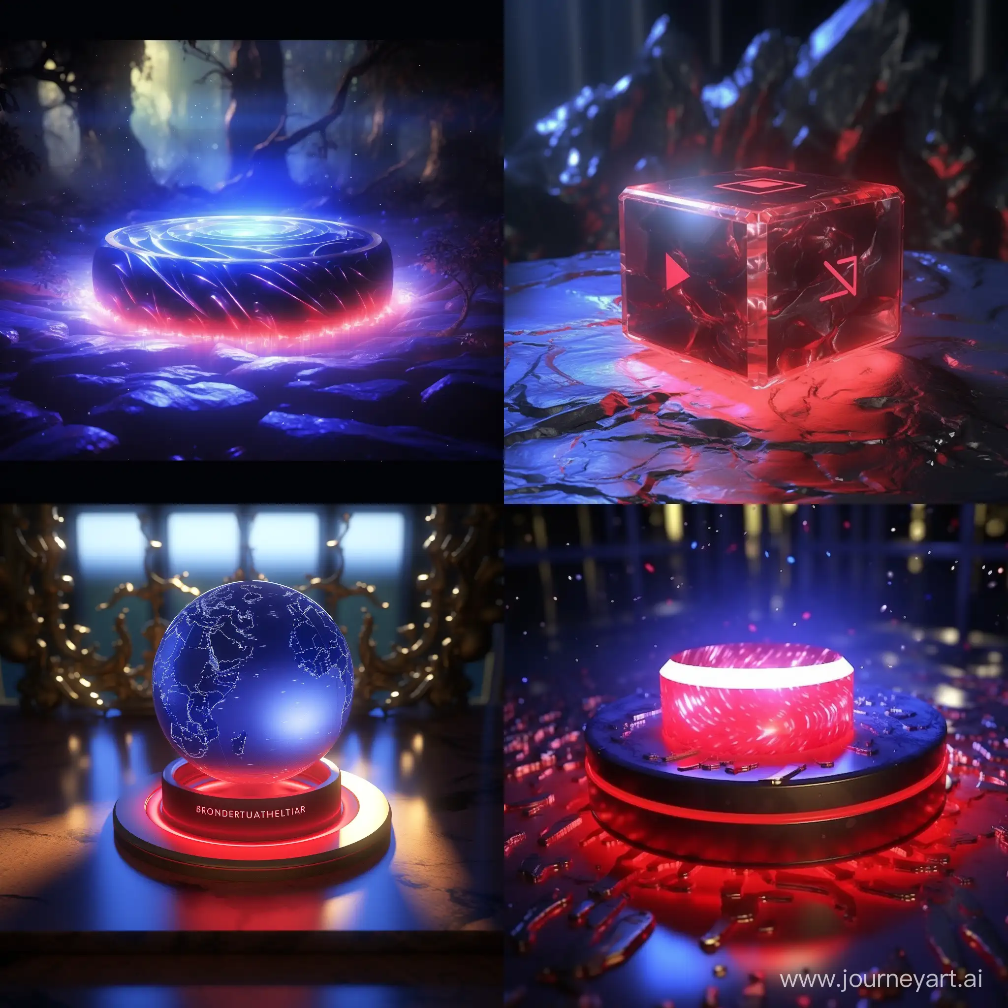 Captivating-3D-Holographic-Subscribe-Button-with-Realistic-Cinematic-Lighting