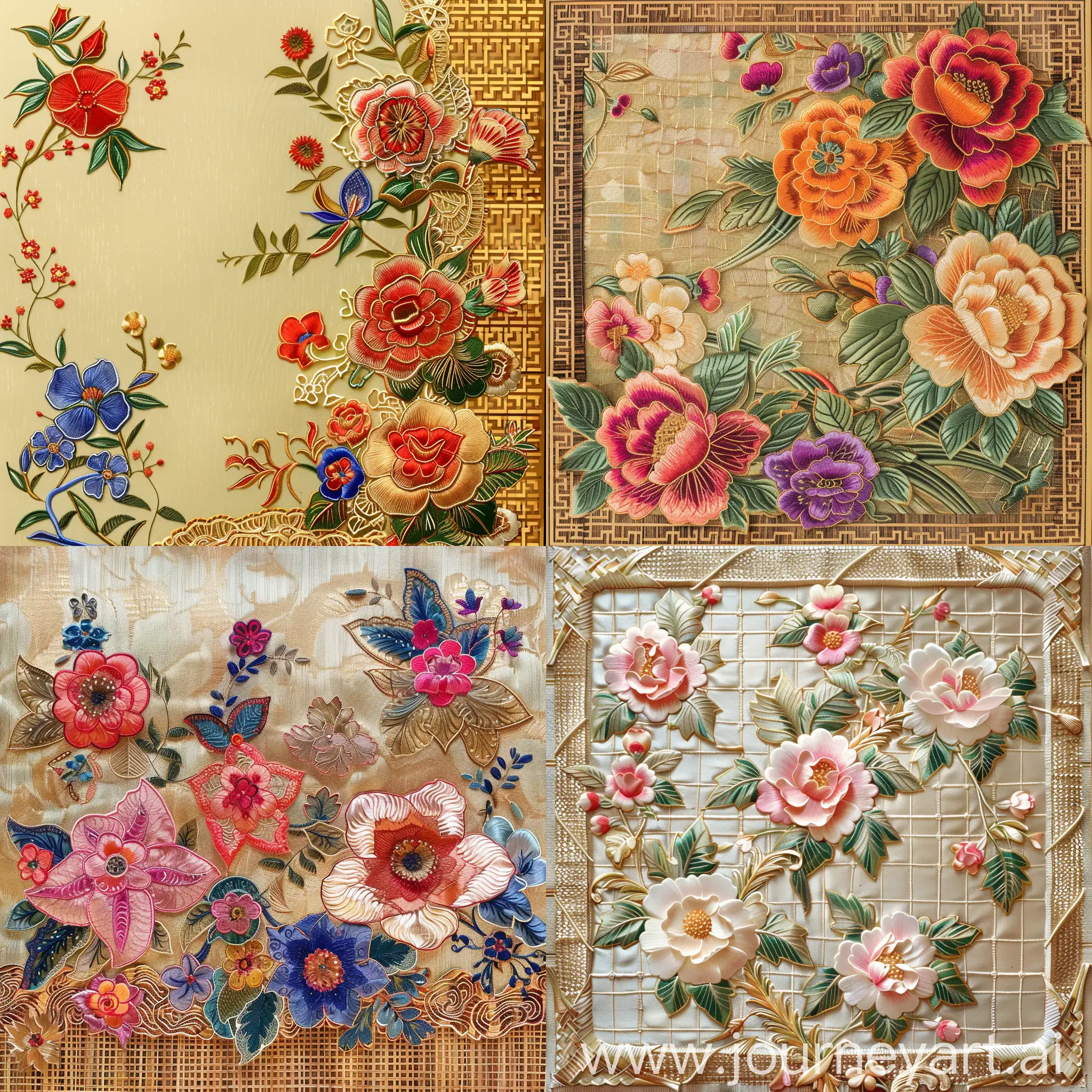 FloralThemed-Nyonya-Embroidery-on-Bamboo-Weaving