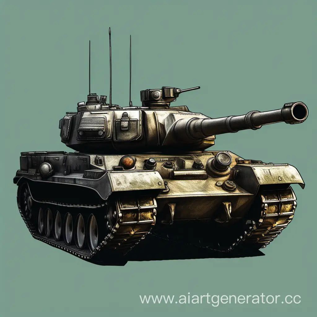 tank with transparent background
