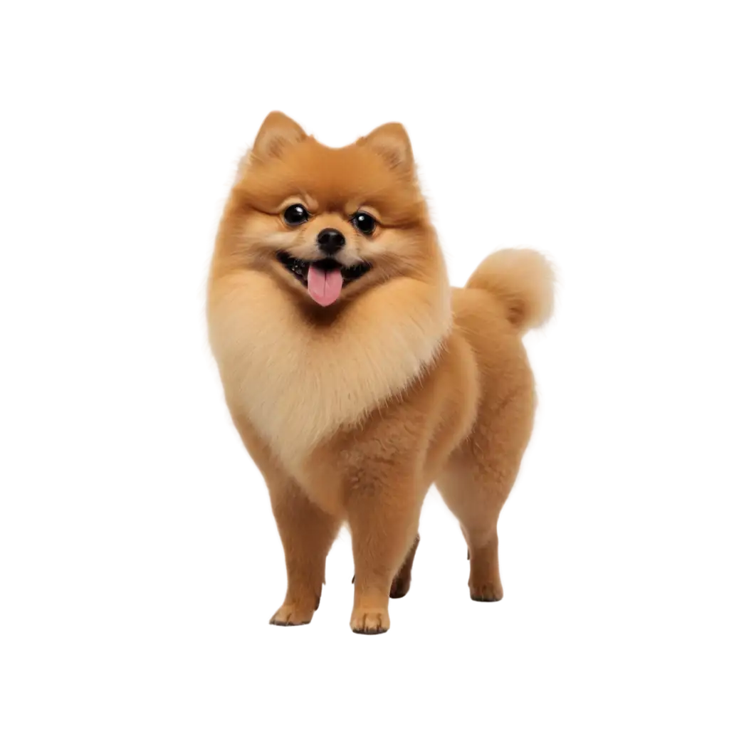 Exquisite-Pomeranian-Dog-PNG-The-Epitome-of-Fluffy-Elegance
