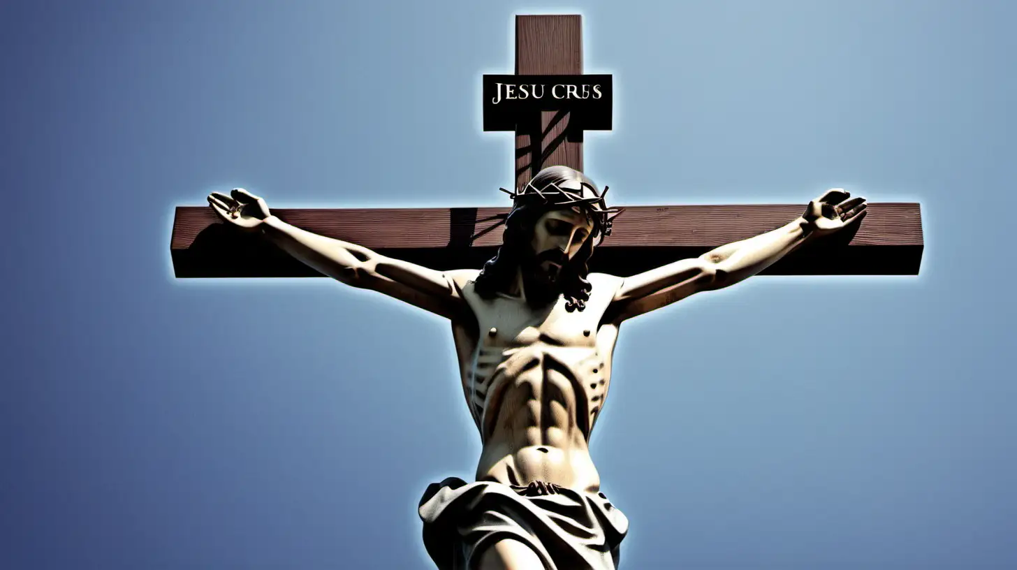 Solemn Depiction of Jesus Crucifixion