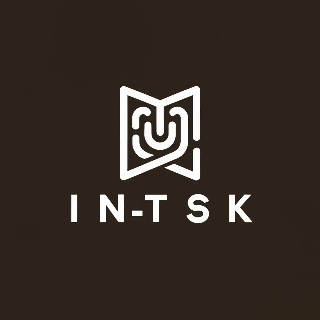 a logo design,with the text "InTask", main symbol:I,Moderate,be used in Education industry,clear background