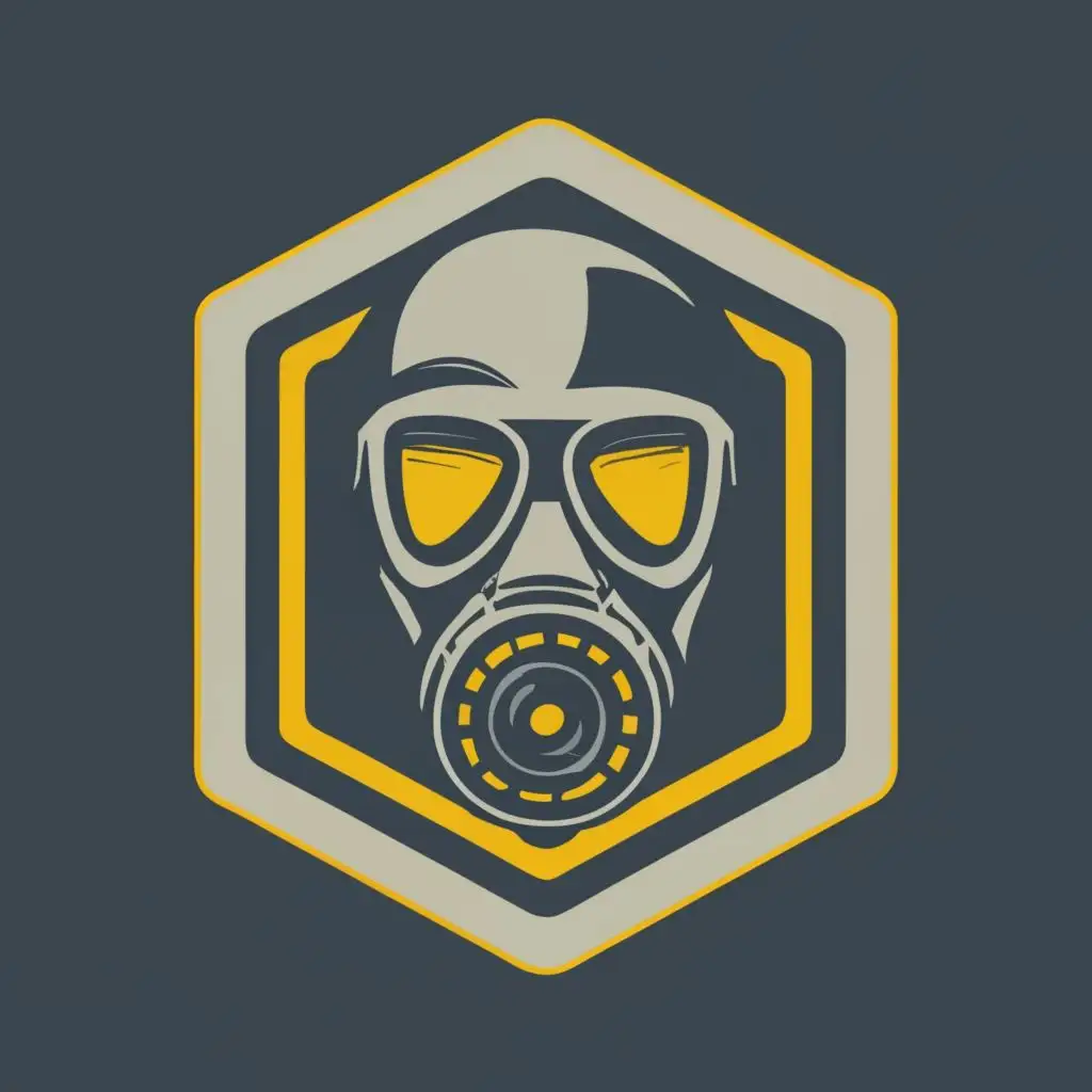 logo, Gasmask, with the text "STALKER", typography, be used in Technology industry
