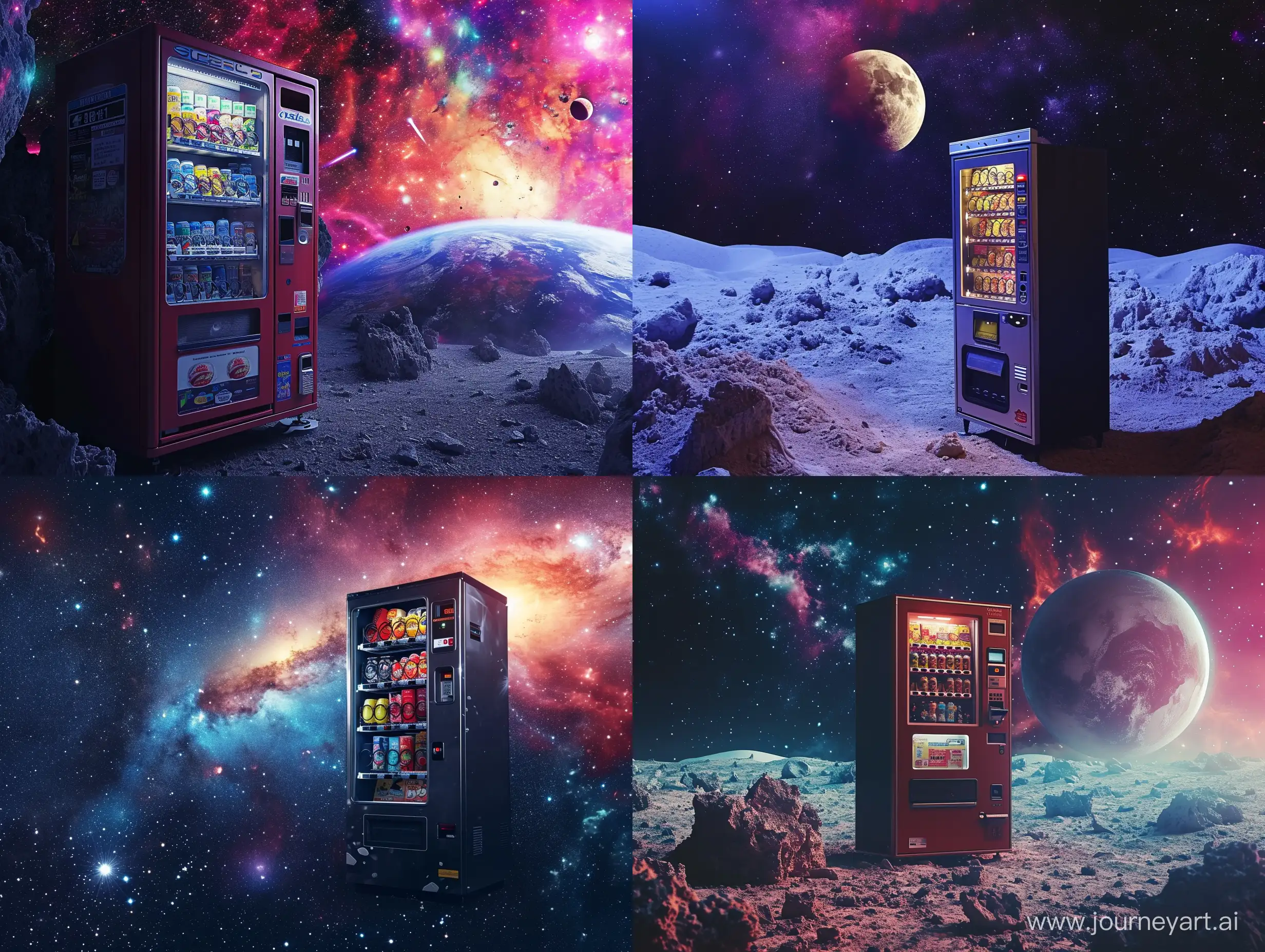 Vending machine in the space