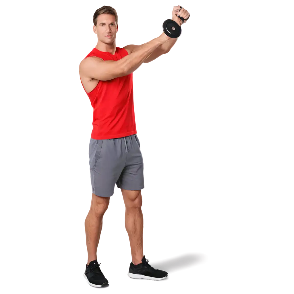 man holding weights, Physical fitness Fitness professional Dietary supplement Fitness Centre, muscle man, bodybuilder, arm