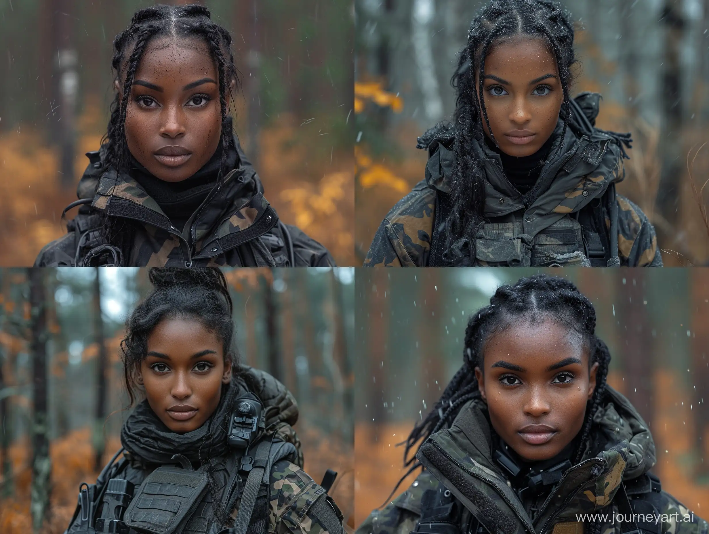 Camouflage-Female-Mercenary-in-Dark-Forest-with-Tactical-Equipment