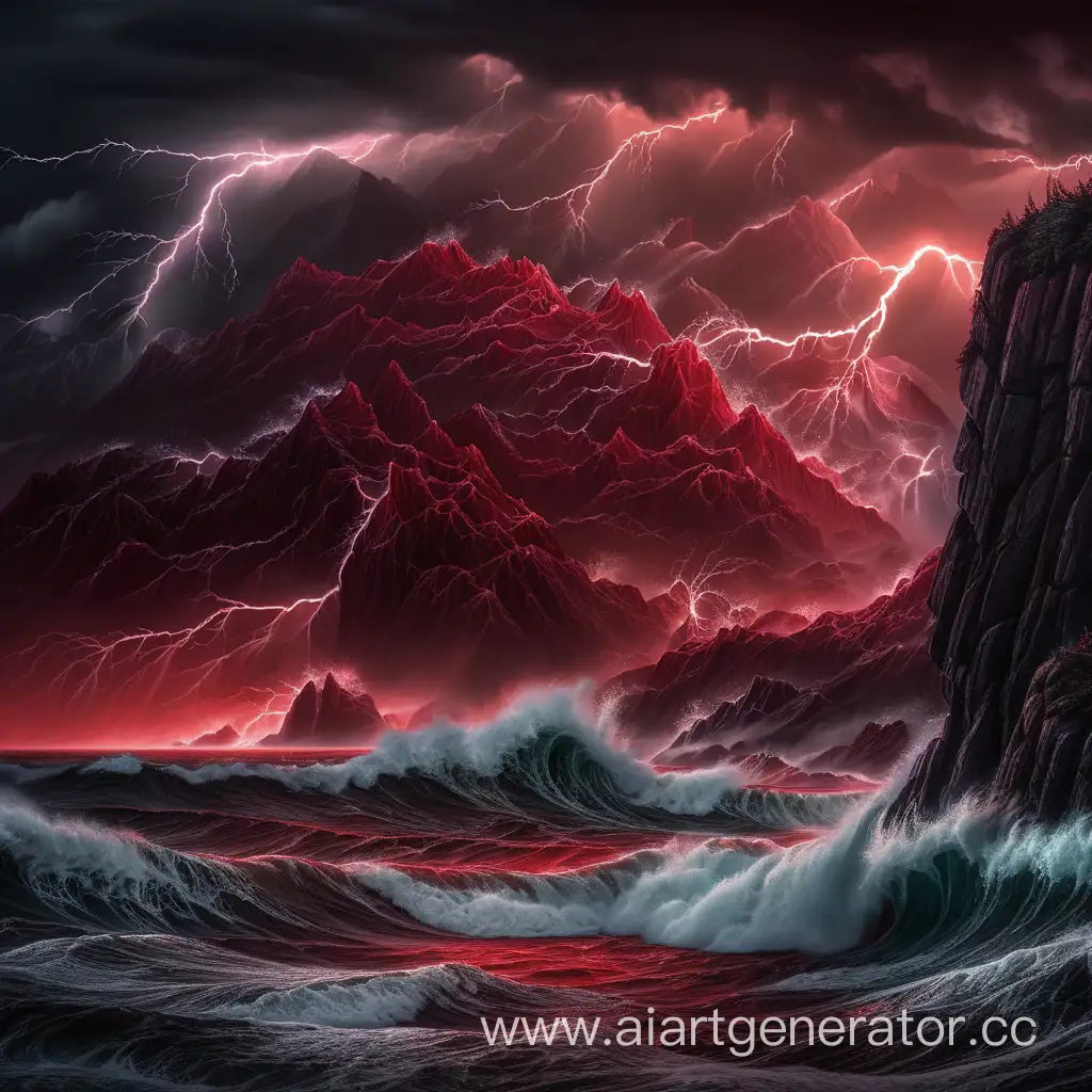 Dark-Fantasy-Seascape-Stormy-Waters-and-Crimson-Skies
