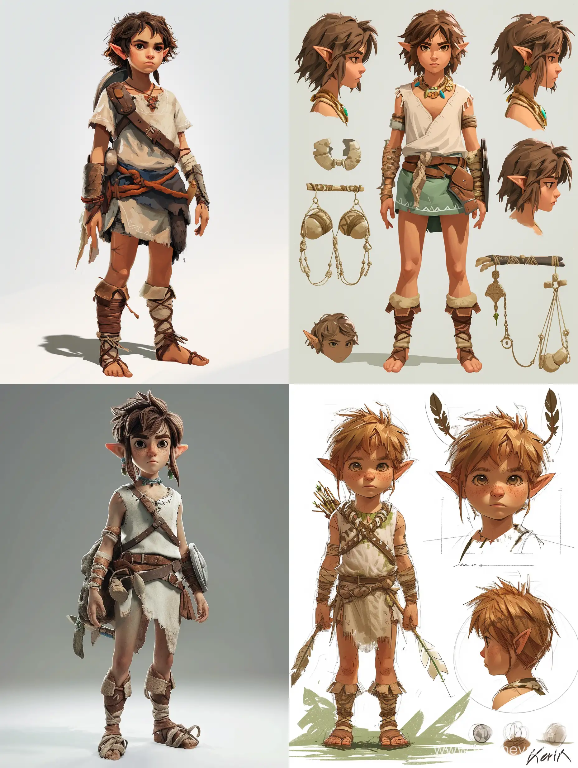 Stylized-Realistic-Stone-Age-Game-Character-Inspired-by-Zelda-Breath-of-the-Wild