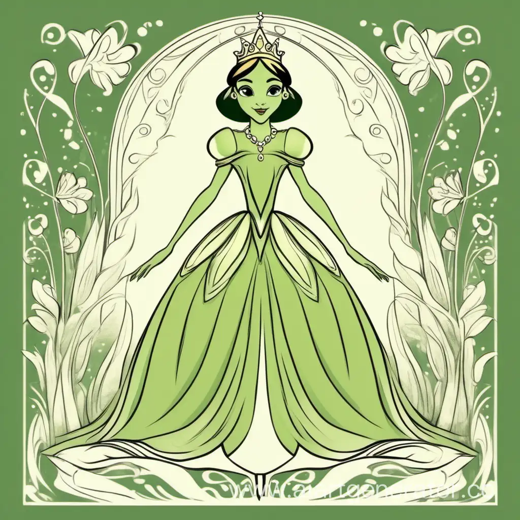 Princess-Frog-Russian-Fairy-Tale-1930s-Animation-Style