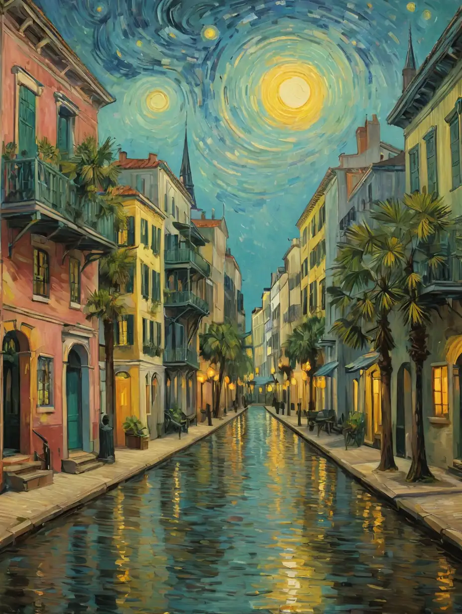 Vibrant-Abstract-Painting-by-Van-Gogh-Charleston-Impression