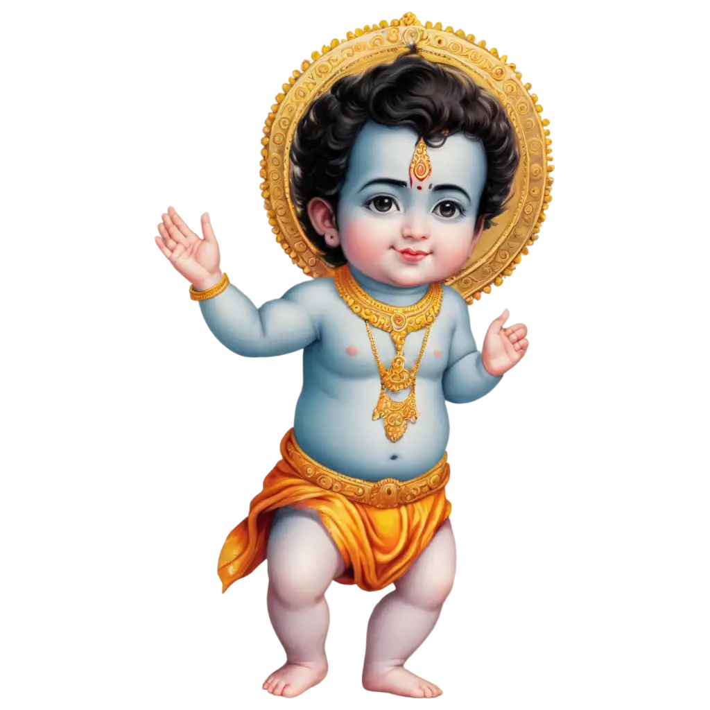 A baby krishna