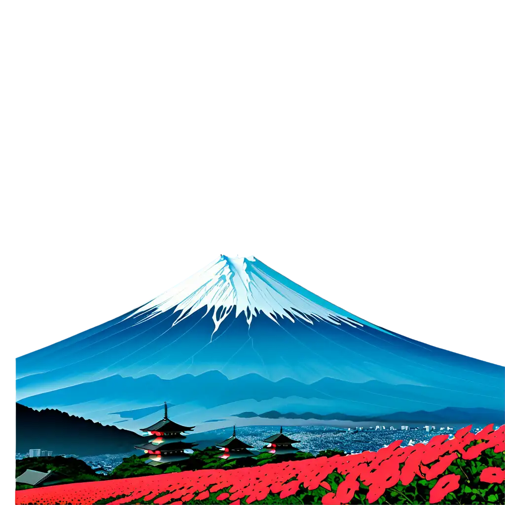Majestic-Mt-Fuji-A-Stunning-PNG-Image-Capturing-Natures-Grandeur