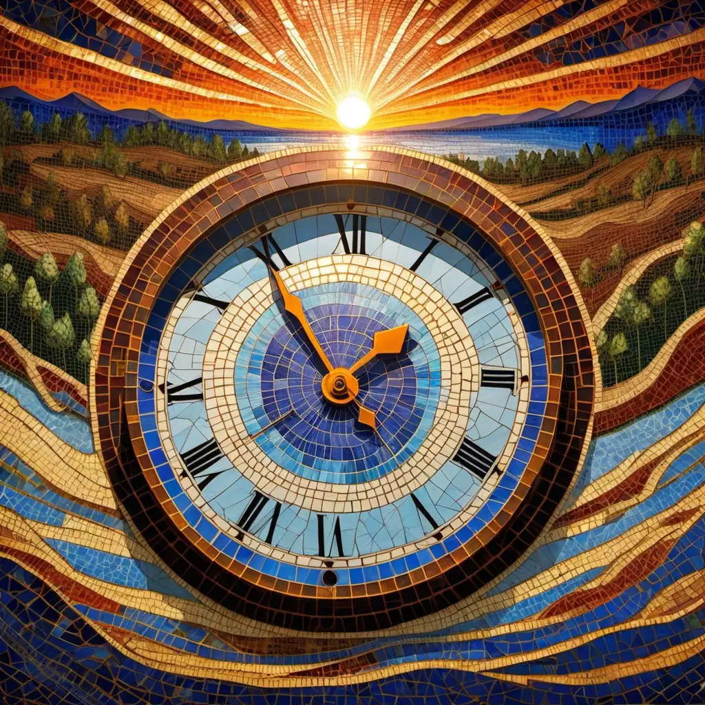 Ephemeral Journey Times Evolution in Sunset Mosaic