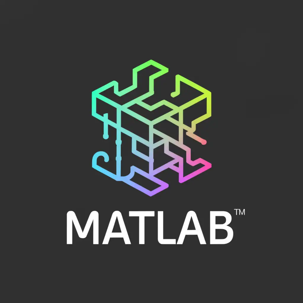 Logo-Design-For-MATLAB-Clean-Text-with-Programming-Coding-Theme