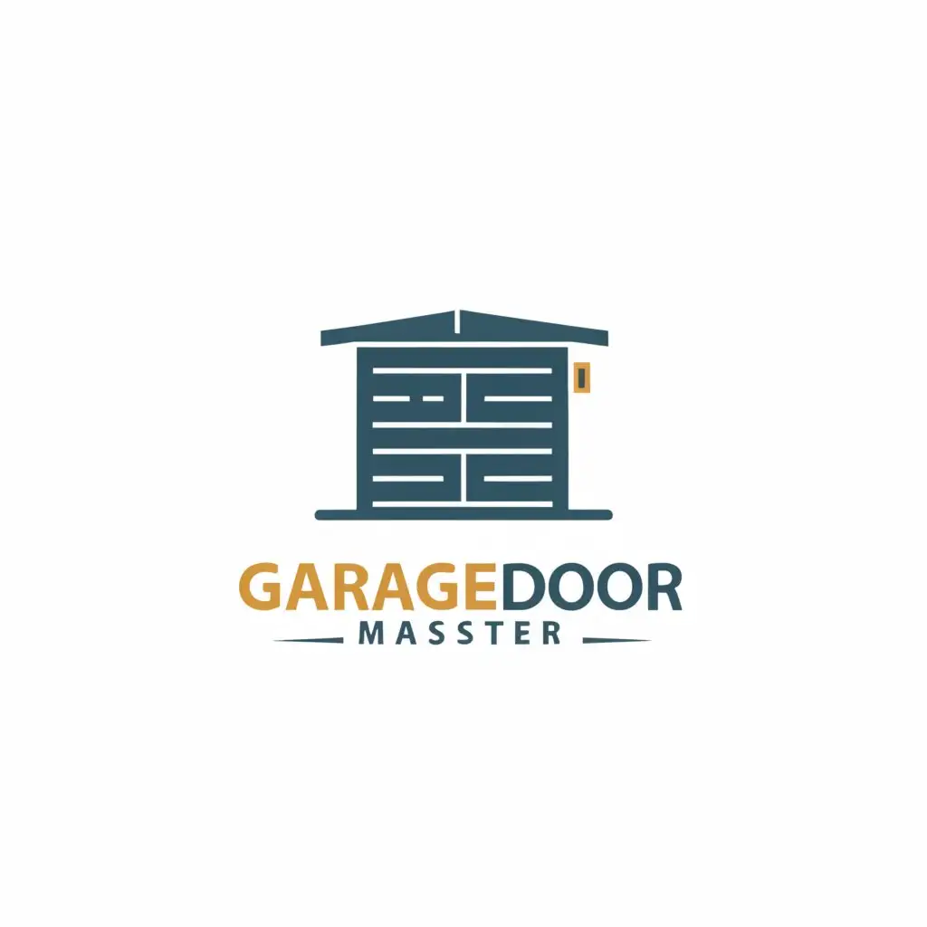 LOGO-Design-For-Garage-Door-Master-Sleek-Garage-Door-Symbol-on-Clear-Background