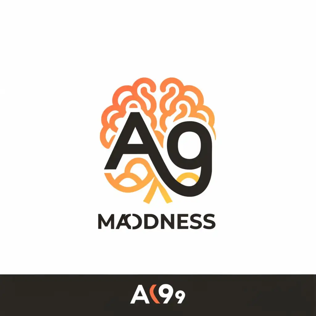 a logo design,with the text "A9", main symbol:Madness,Minimalistic,be used in Events industry,clear background