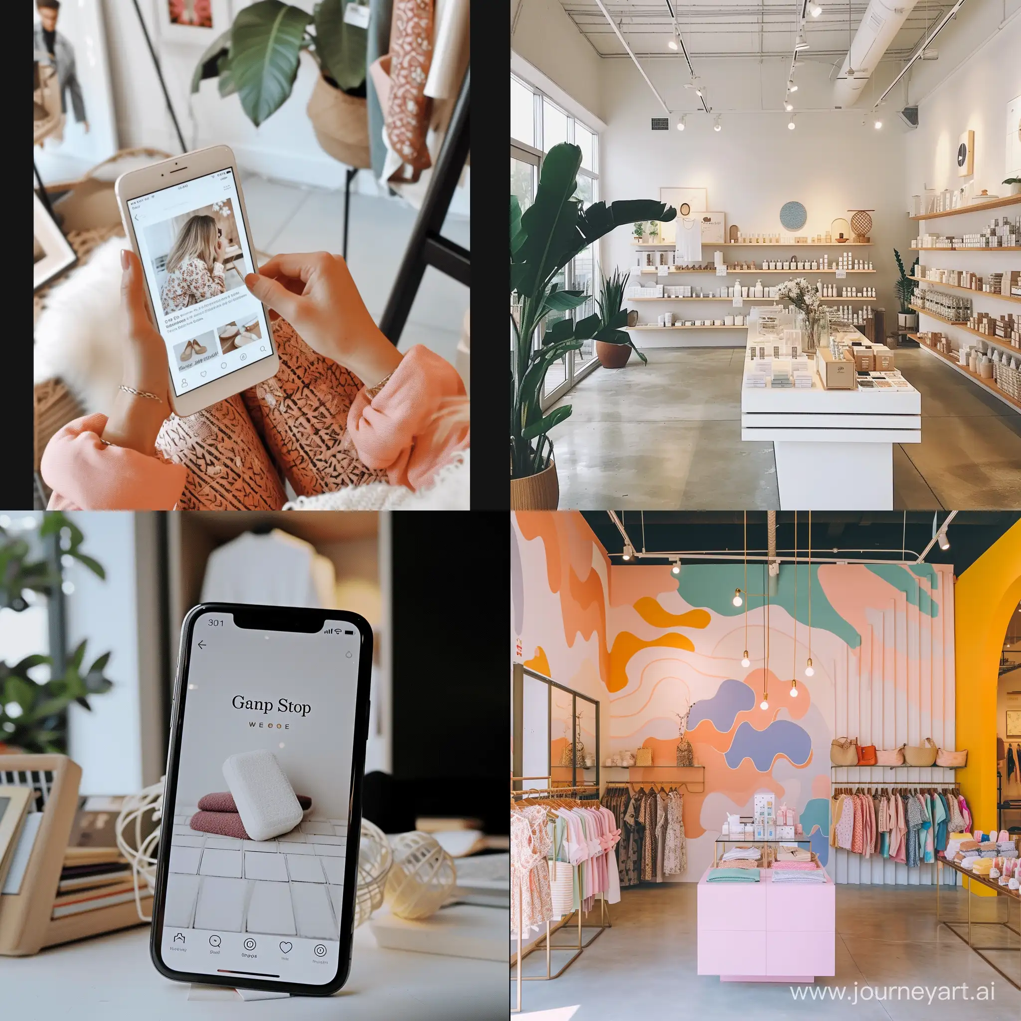 Vibrant-Instagram-Shopping-Scene-with-AR-Experience