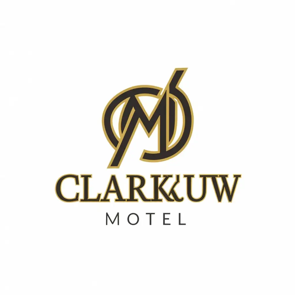 Logo-Design-For-Clarkuv-Motel-Sleek-Text-with-Undefined-Symbol-on-a-Clear-Background