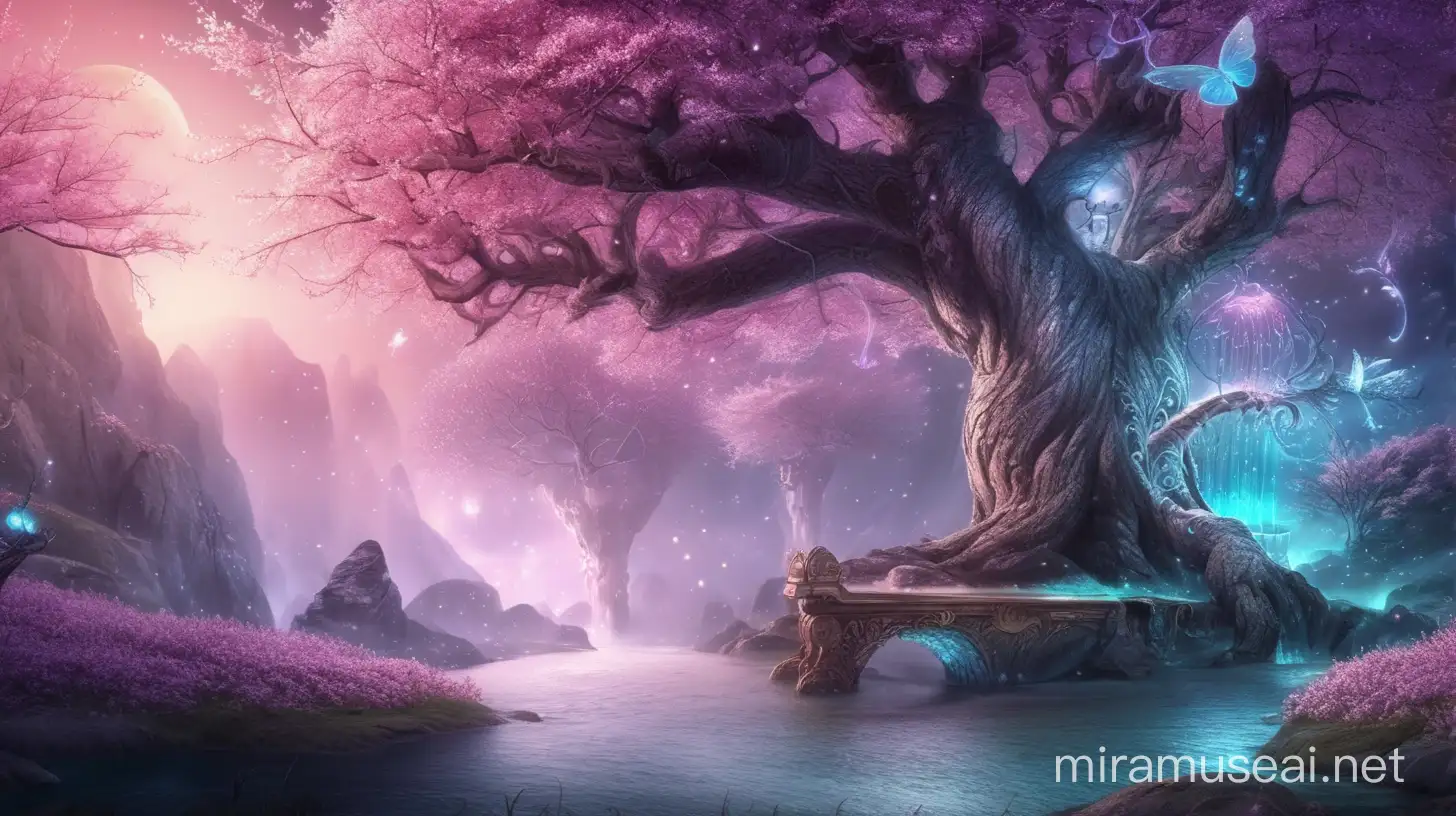 Enchanted Forest Fantasy Wallpaper Backdrop