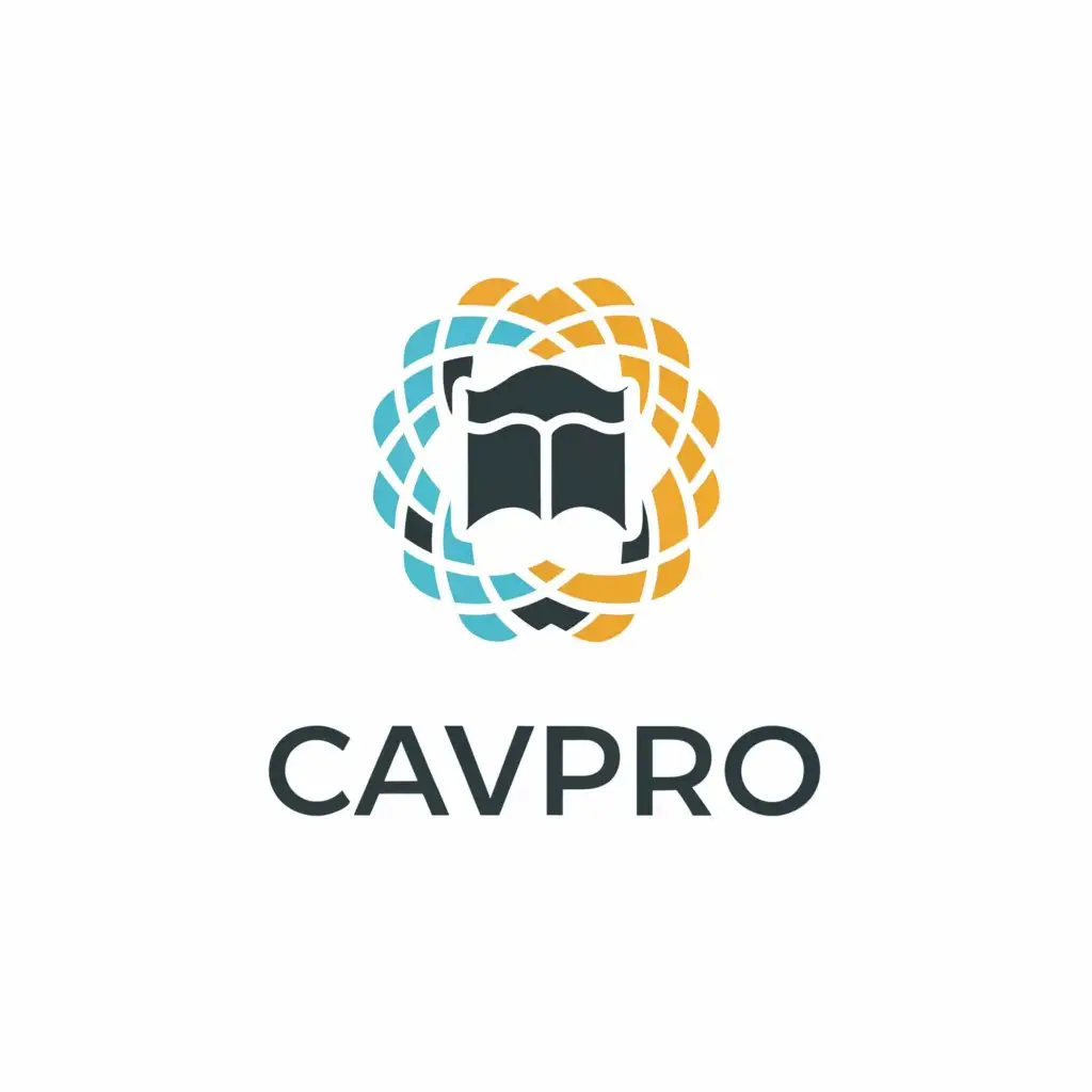a logo design,with the text "cavipro", main symbol:doctoral college with multiple universities,complex,be used in Education industry,clear background
