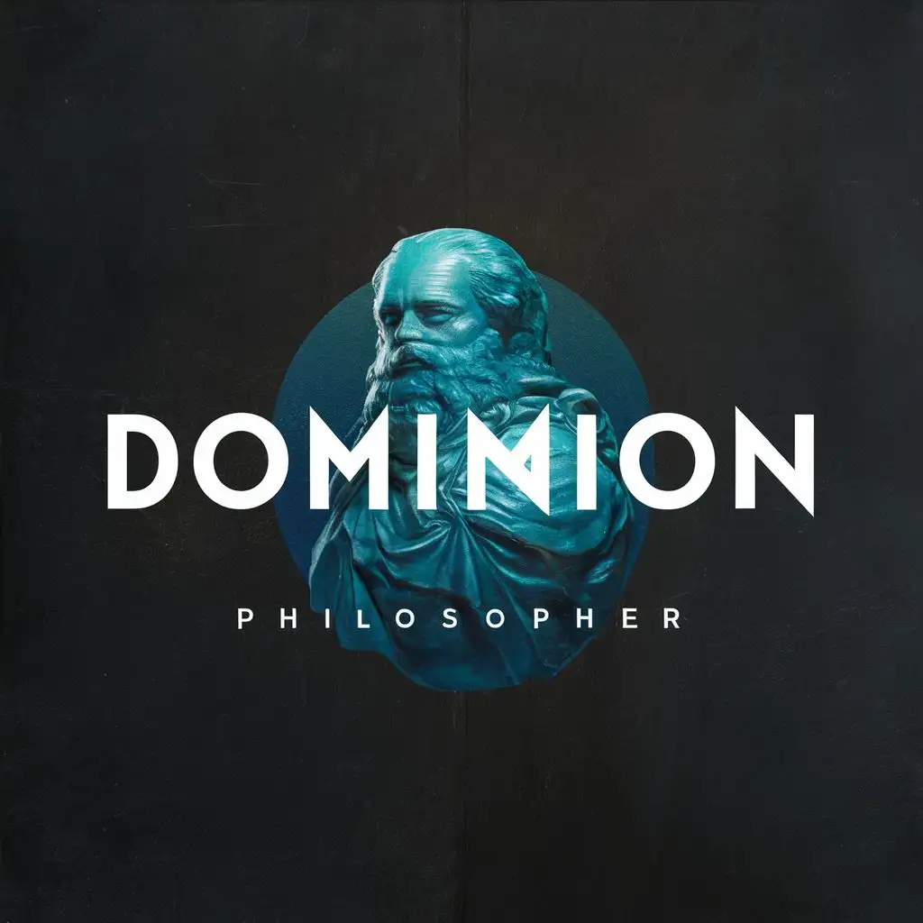 logo, philosopher, with the text "Dominion", typography, be used in Retail industry