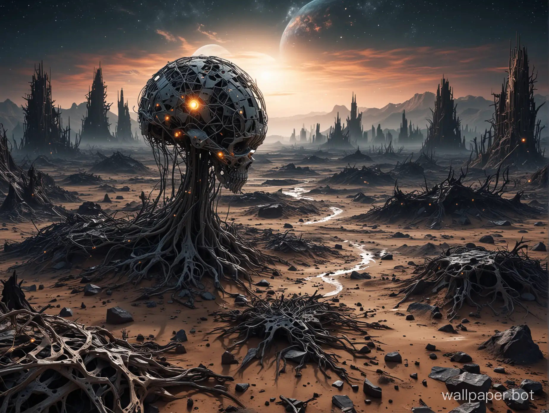 Sad-Neural-Network-Contemplates-Ruined-Planet-from-Space