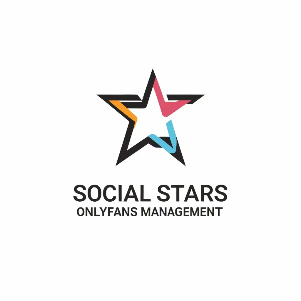 a logo design,with the text "Social Stars Onlyfans Management", main symbol:A play on the onlyfans logo,Moderate,clear background