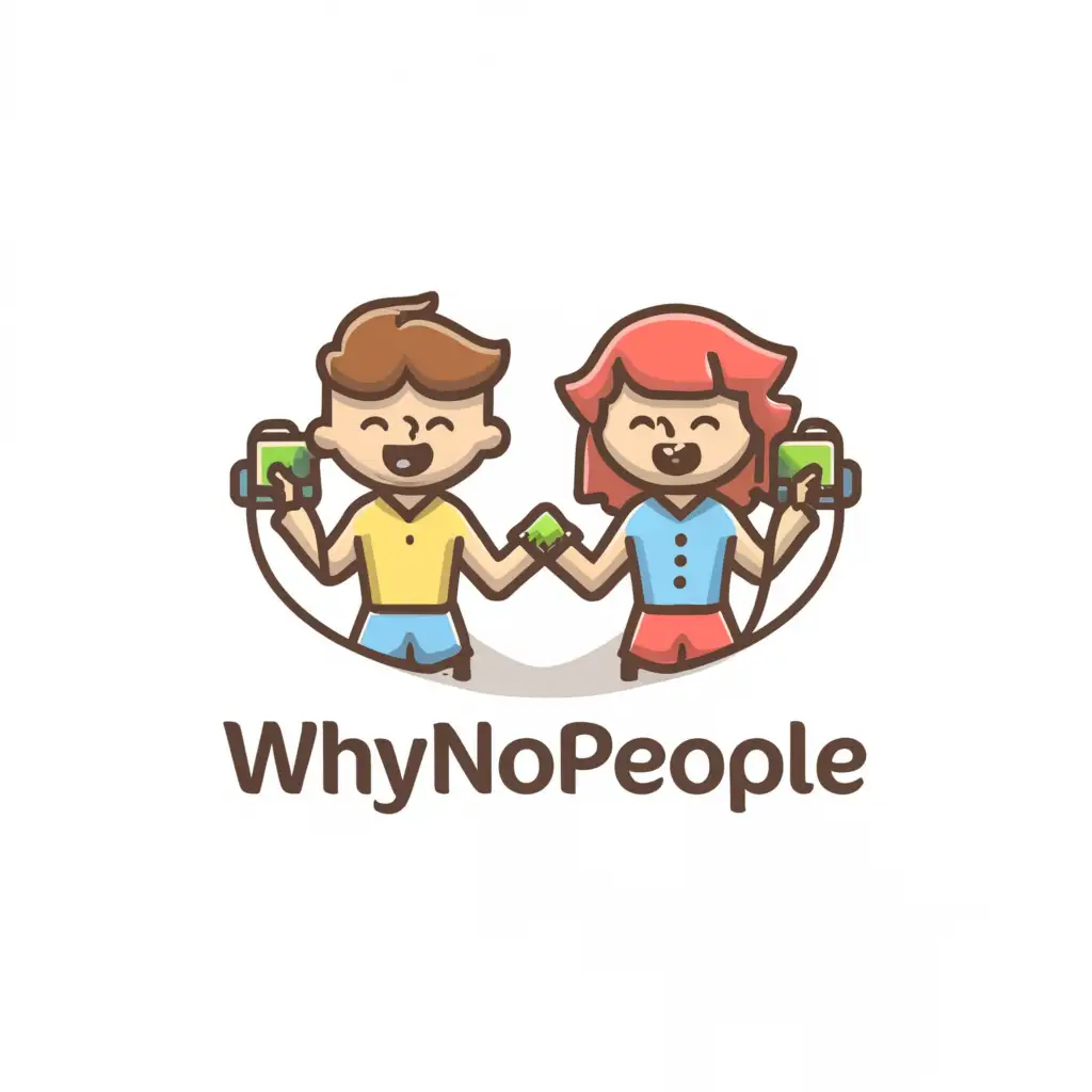 LOGO-Design-For-Whynopeople-Live-Video-Show-Featuring-Boy-and-Girl-with-Moderate-Clear-Background