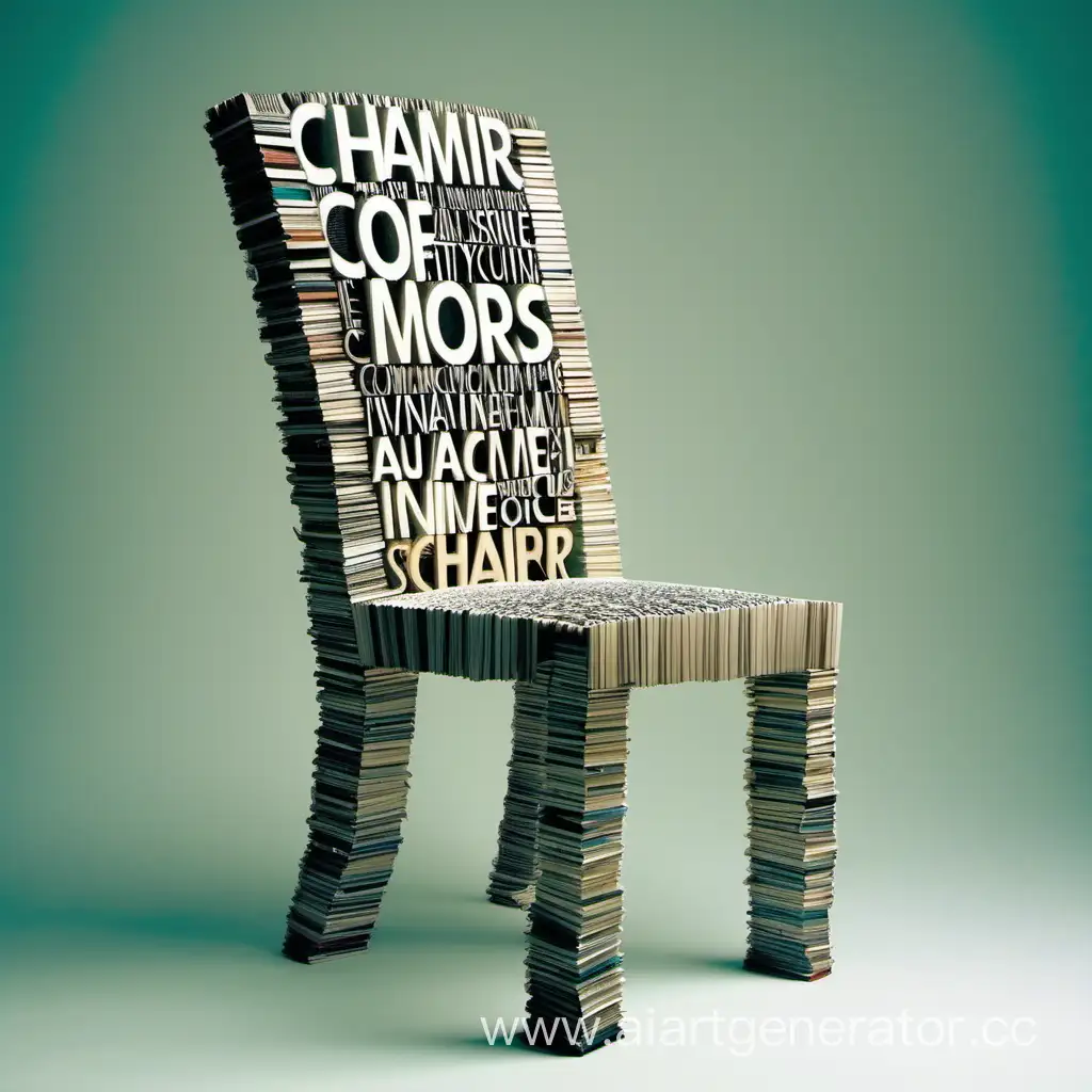 Innovative-Typography-Chair-Shaped-Lettering-Artwork