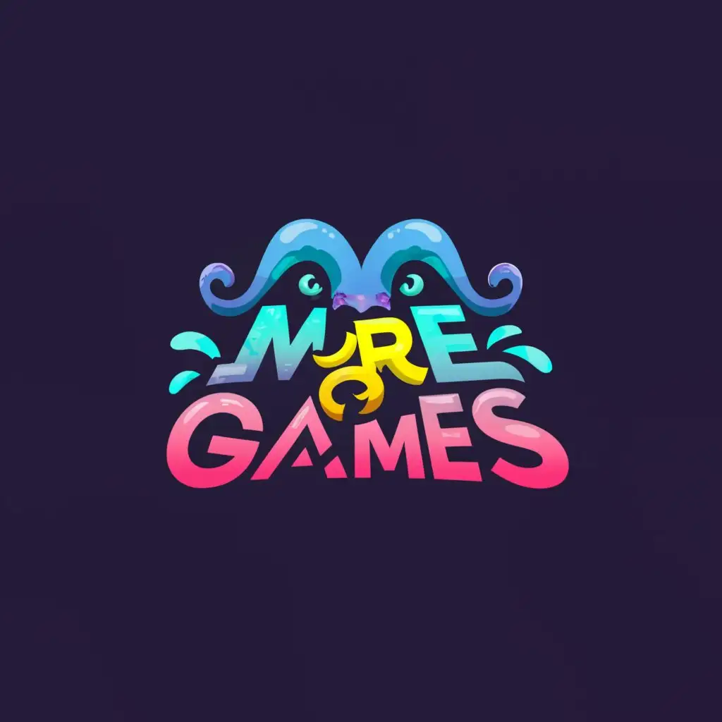 LOGO-Design-For-Mare-Games-Intriguing-Sea-Monster-Symbol-for-Entertainment-Industry
