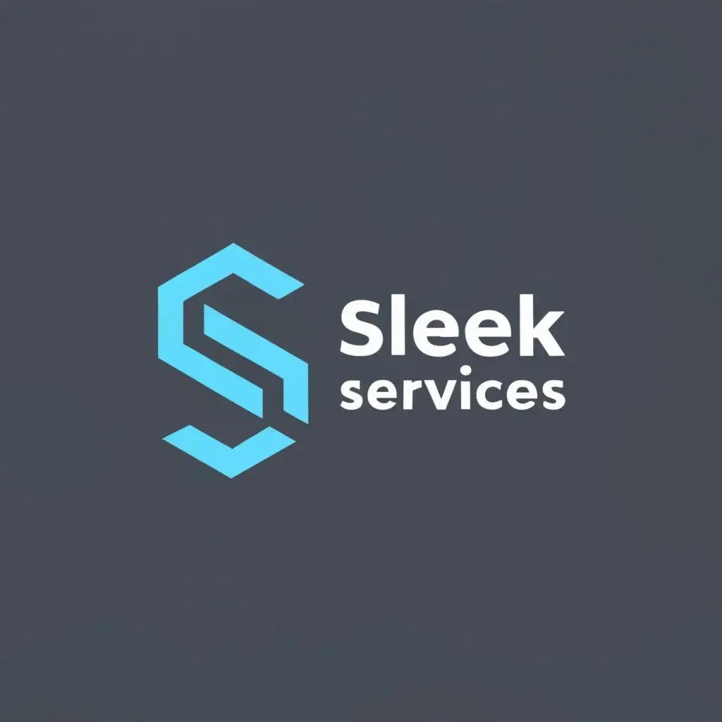 logo, Sleek Services , with the text "Sleek Services ", typography, be used in Technology industry