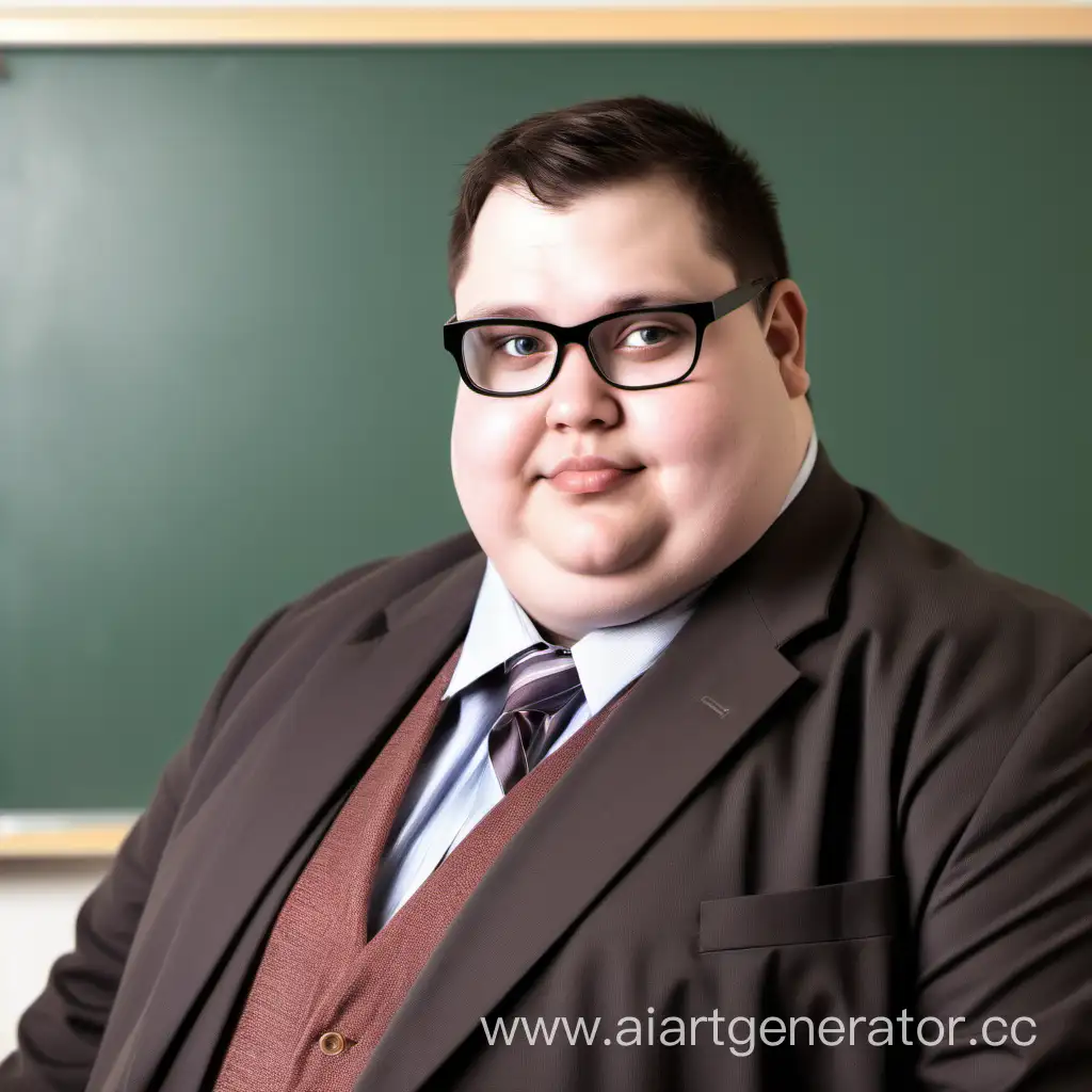 Portly-Math-Educator-Surrounded-by-Opulence