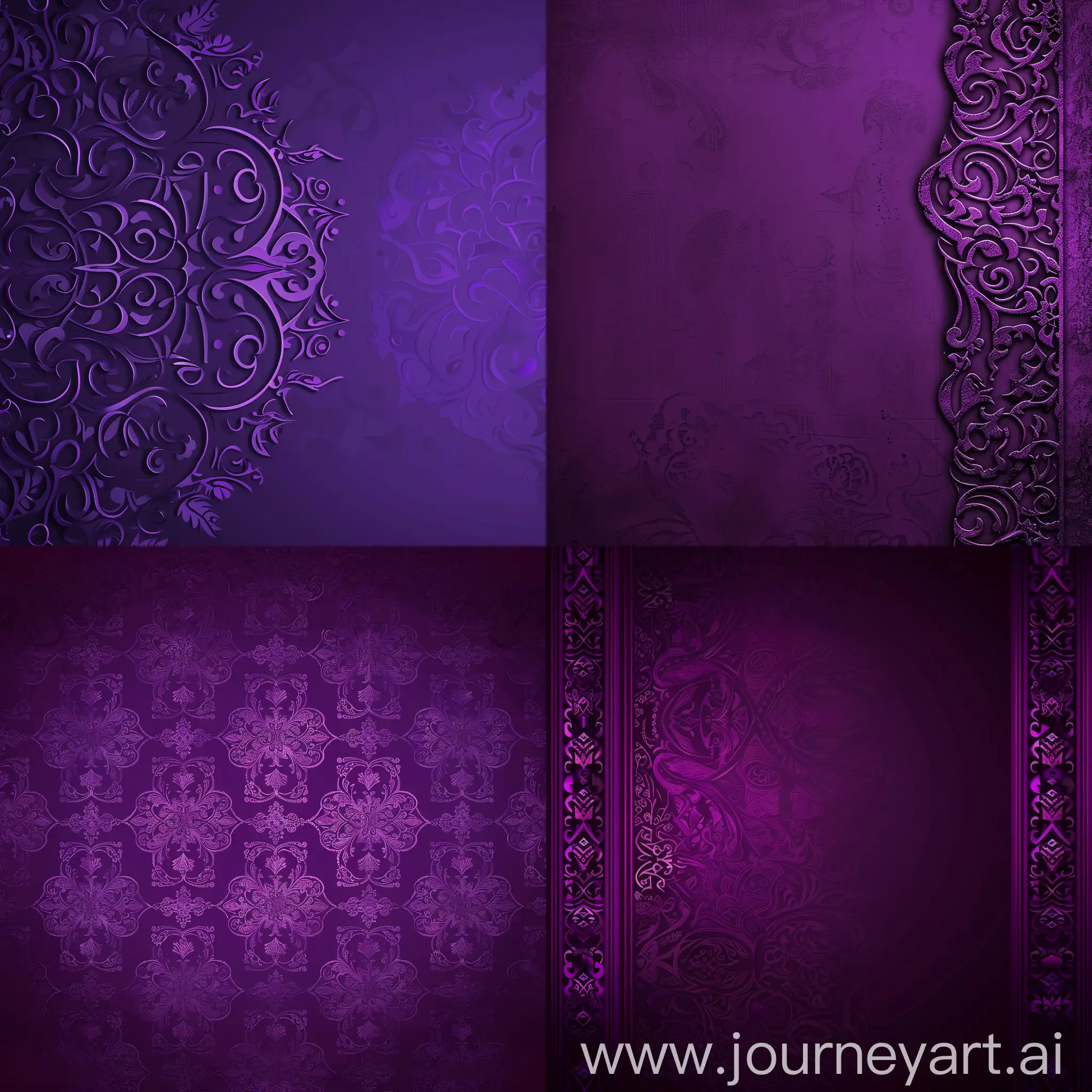 Iranian-Patterned-Purple-Background