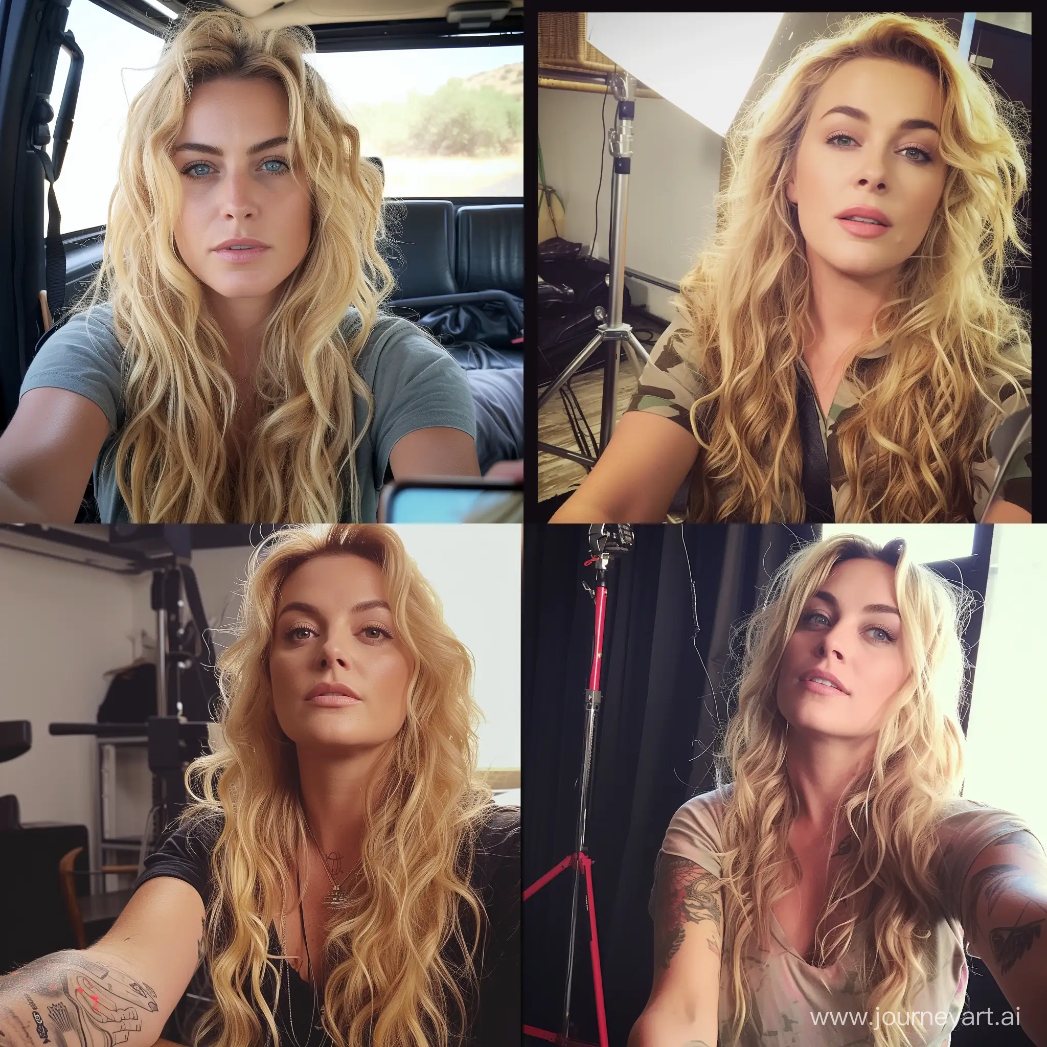 Lindsay-Lohan-Taking-a-Selfie-Playful-Actress-Captures-Candid-Moment-in-Sitcom-Scene