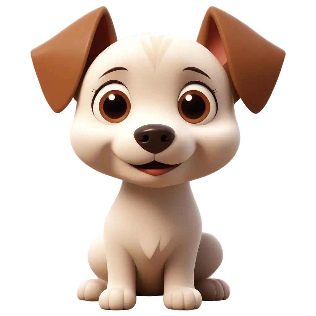 Adorable-Cartoon-Dog-PNG-Enhance-Your-Content-with-a-Charming-Canine-Character