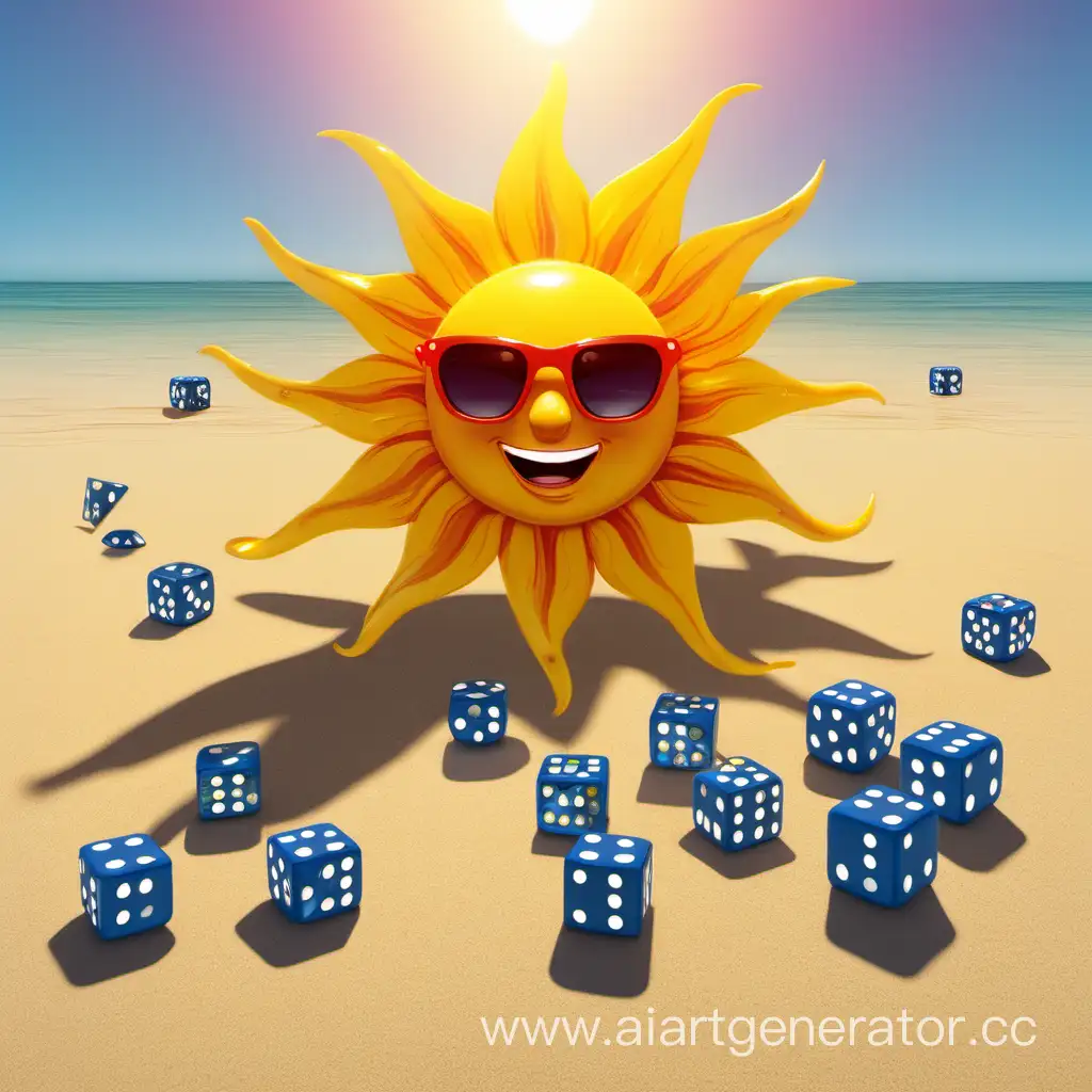 Summer dice sun
