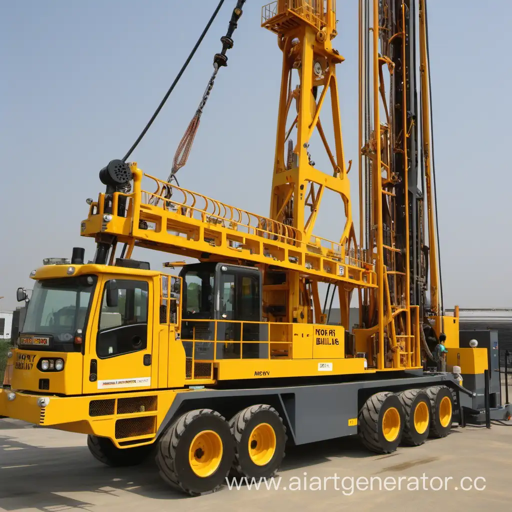 Heavy-Machinery-Rotary-Drilling-Rigs-in-Operation