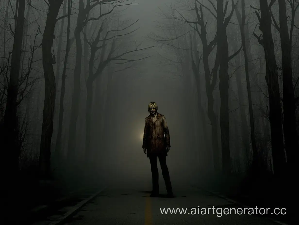 Eerie-Fog-Envelops-Silent-Hill-Landscape-with-Abandoned-Structures