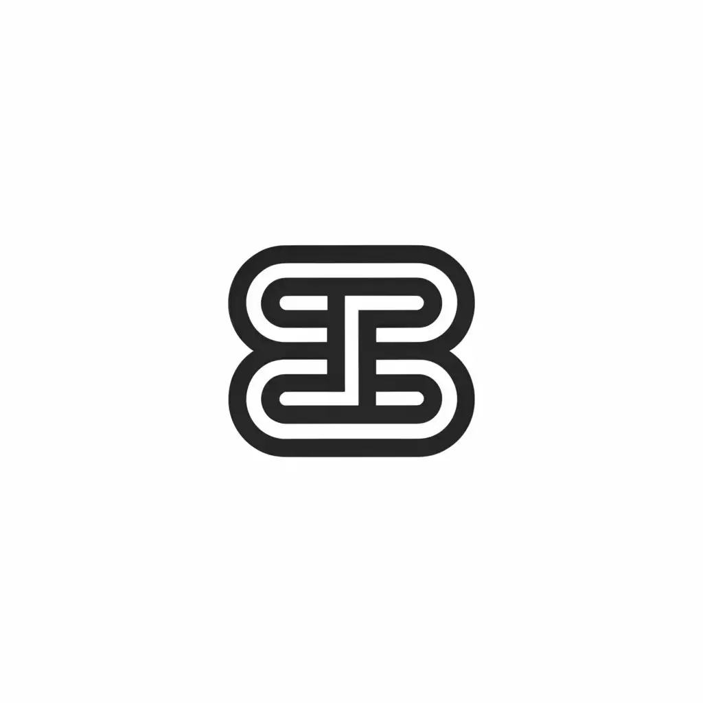 a logo design,with the text "StephB Productions", main symbol:abstract letters of SB wrapped around each other,Minimalistic,be used in Entertainment industry,clear background