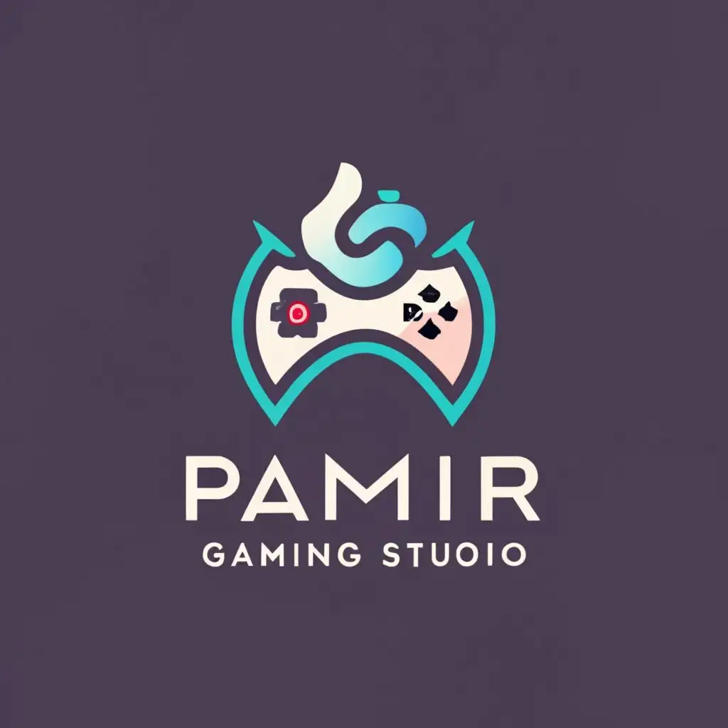 logo, make logo with text, with the text "Pamir Gaming Studio", typography