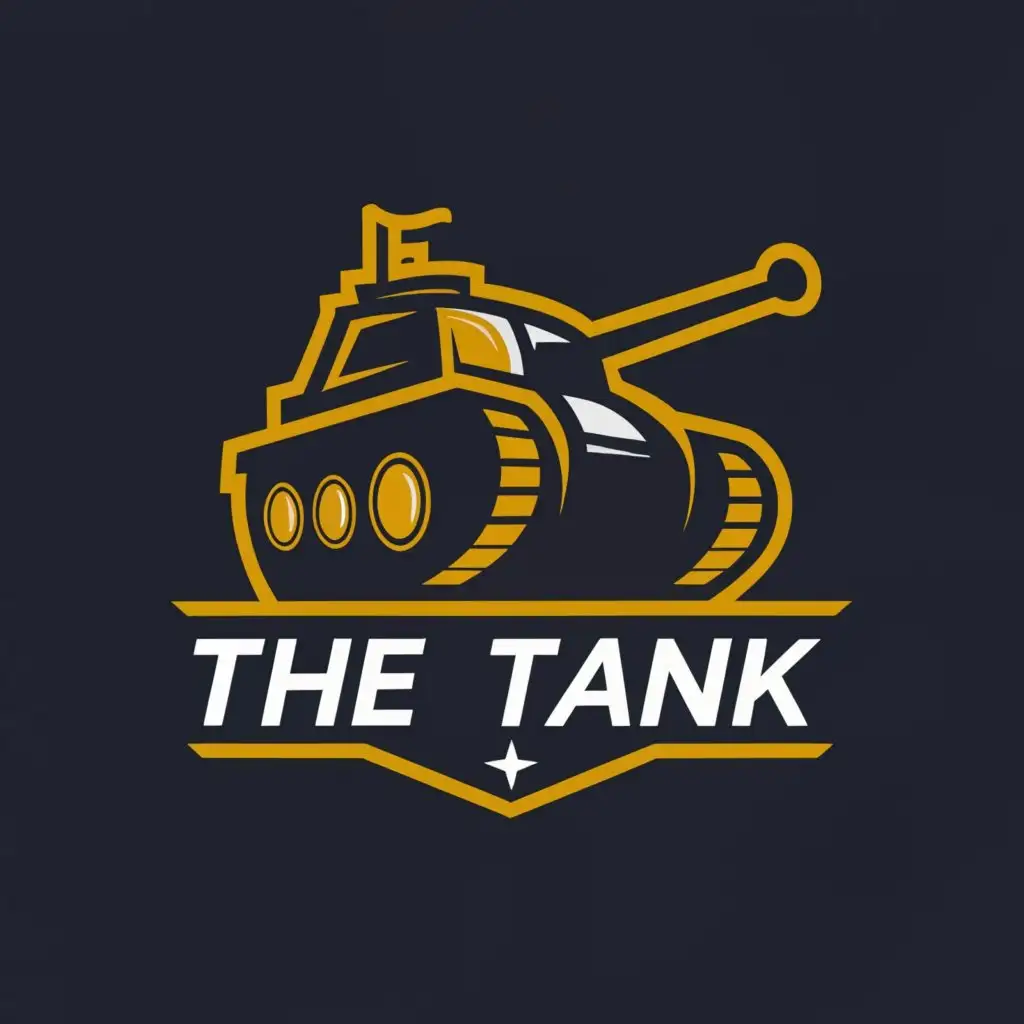 LOGO-Design-For-The-Tank-Strong-and-Dynamic-Tank-Symbol-with-Football-Theme