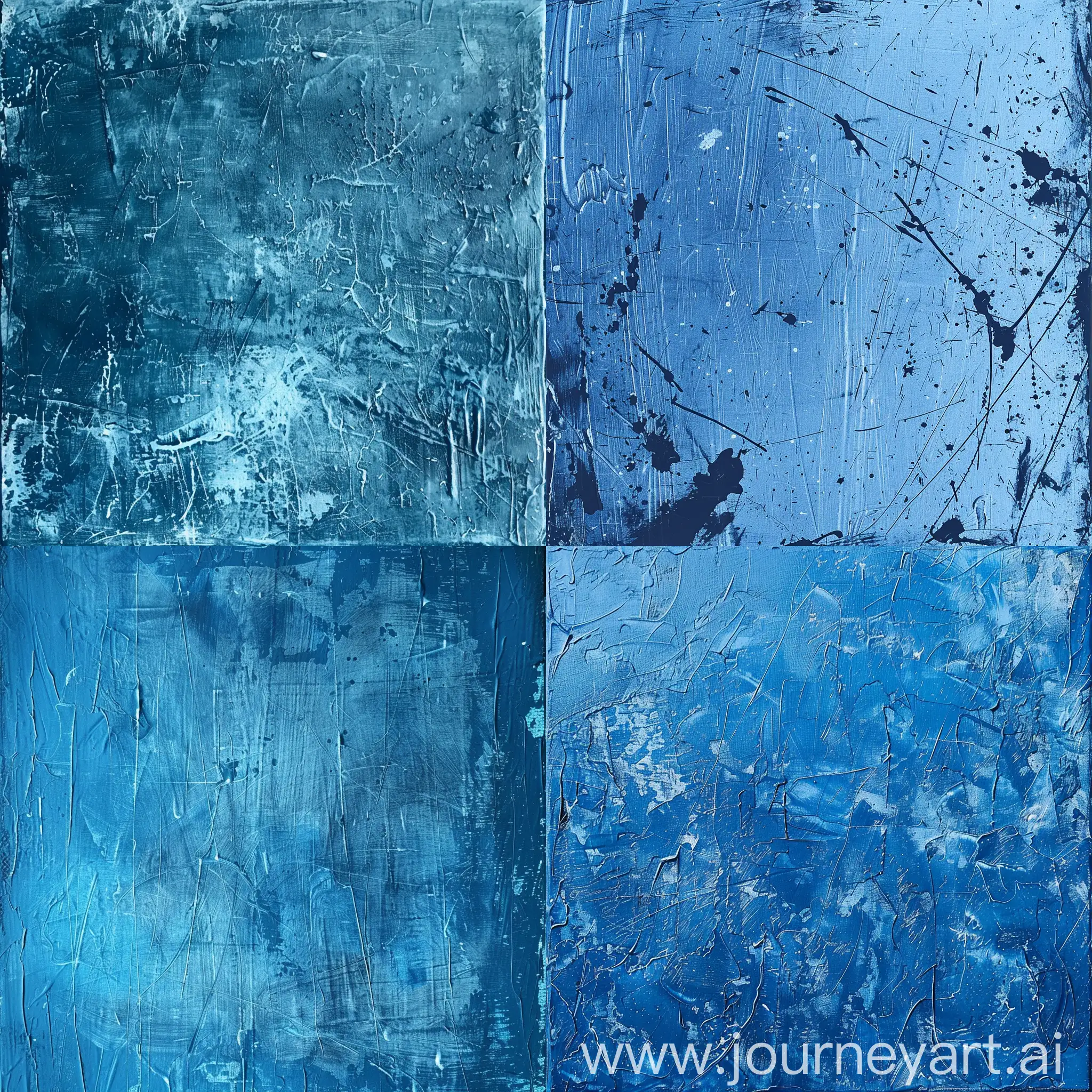 BLUE MONOCHROME BACKGROUND WITH SCUFFS LIKE PAINT