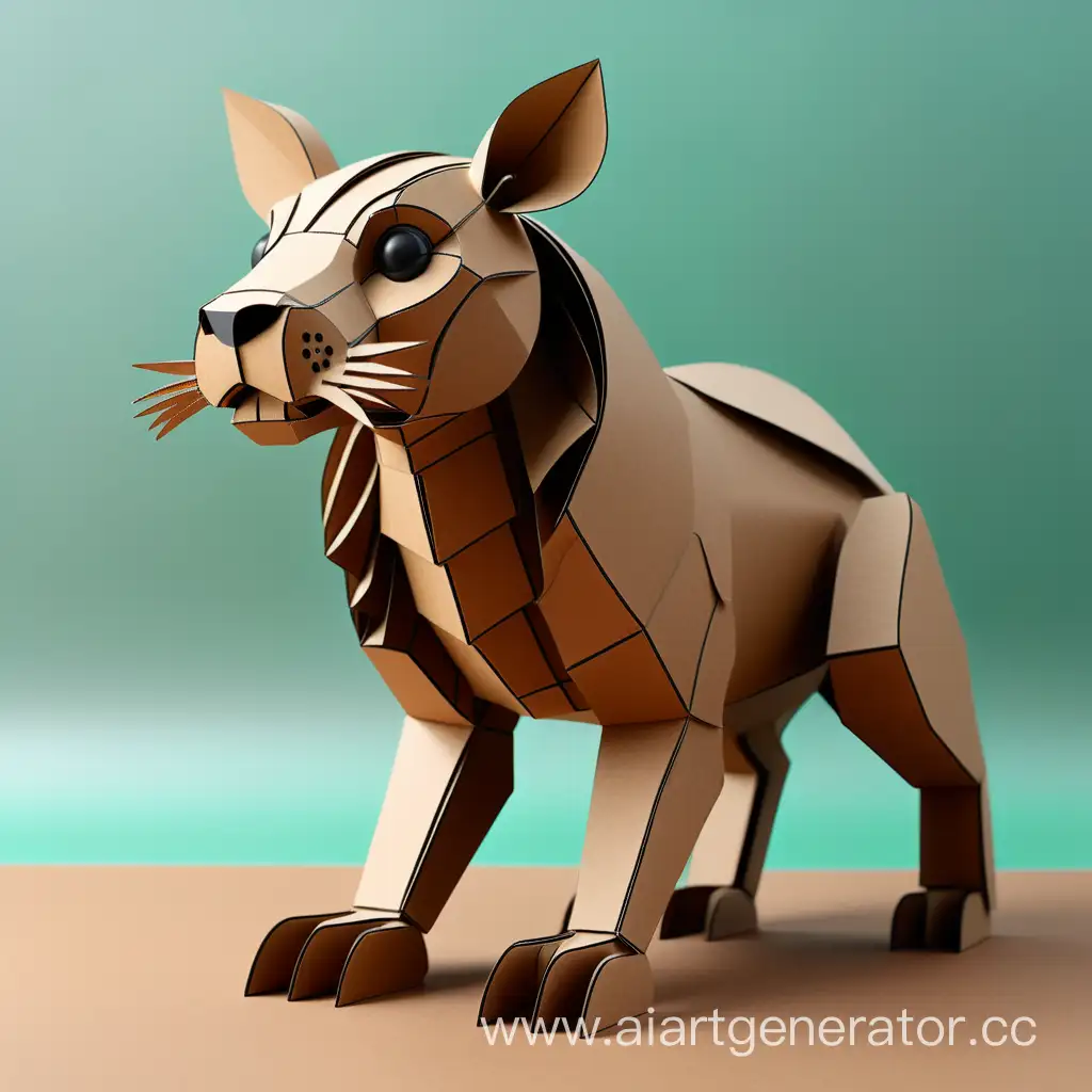DIY-3D-Cardboard-Animal-Model-LaserCut-Assembly-Instructions
