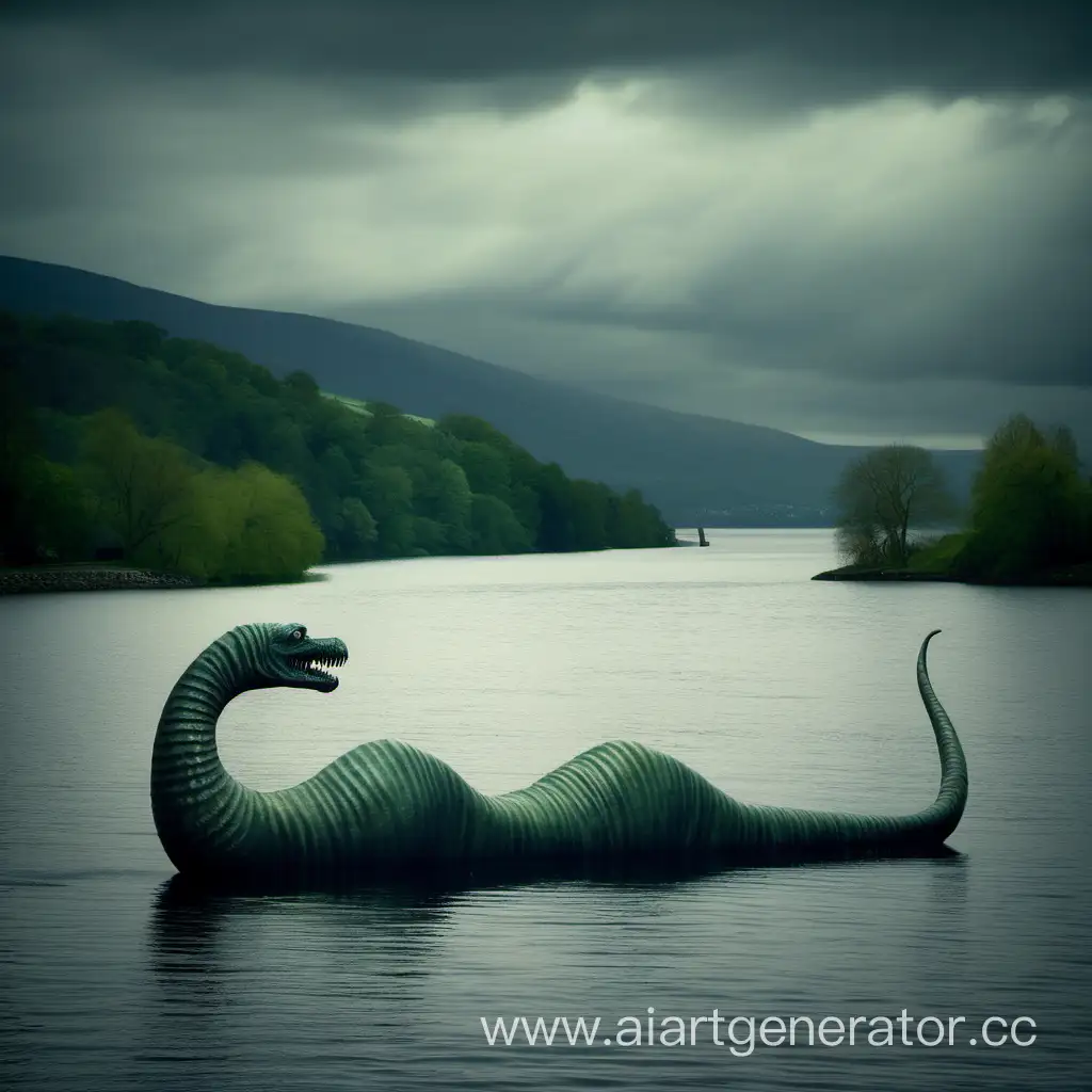 Majestic-Loch-Ness-Monster-Emerging-from-Mysterious-Waters