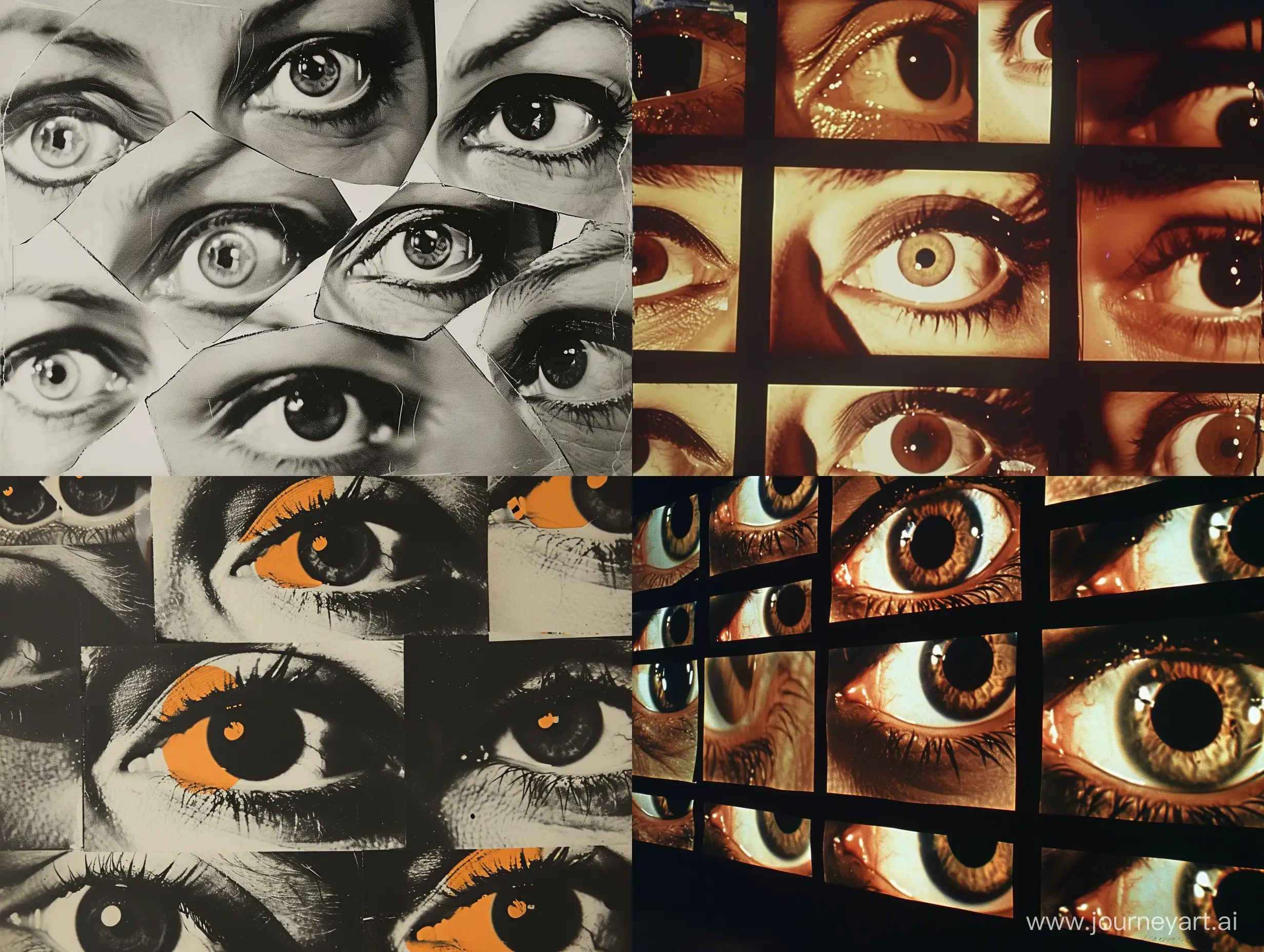 a million eyes cinematic stills of a andy warhol minimalist film masterpiece 
