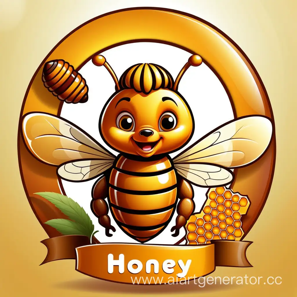 Golden-Honeycomb-Logo-Design