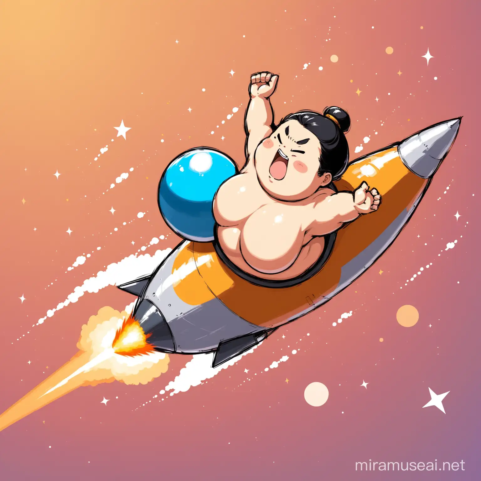 Sumo on a rocket
