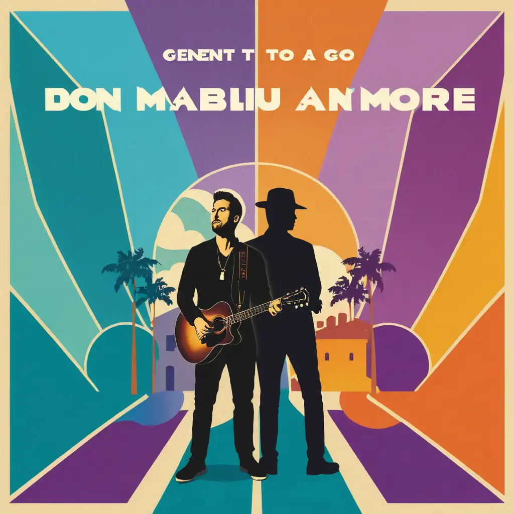 Guitarist Playing Dont Go to Malibu Anymore Soundtrack Single Cover