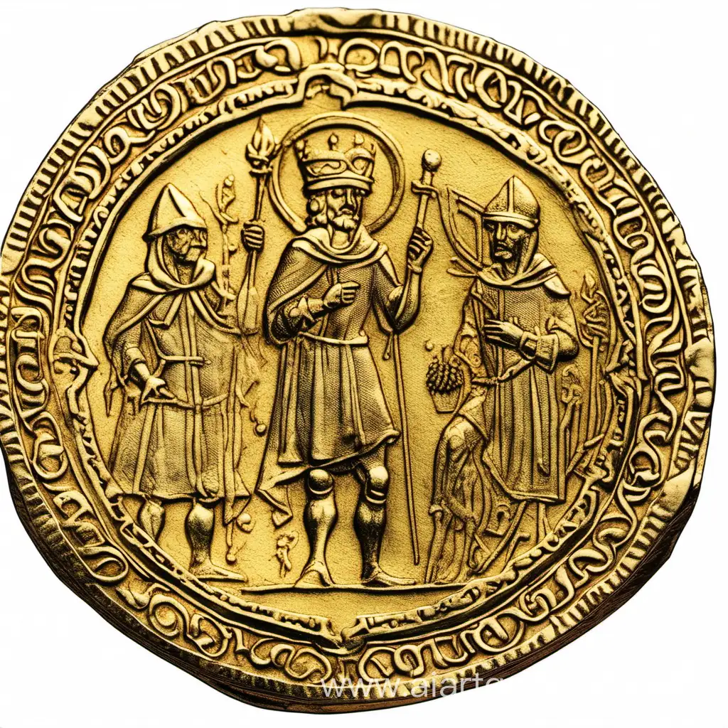 золотая монета средневековья